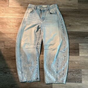 We The Free Sky Blue Denim Pants
